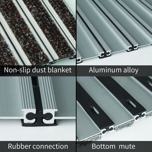 Tapis <span class=keywords><strong>en</strong></span> aluminium industriels <span class=keywords><strong>de</strong></span> calandre d'entrée <span class=keywords><strong>de</strong></span> capacité <span class=keywords><strong>de</strong></span> charge élevée faciles à poser le style moderne - Product Image 2
