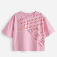 Sports actifs T-shirt à manches courtes décontracté impression personnalisée T-shirt blanc femmes coton à manches courtes femmes haut court T-shirt