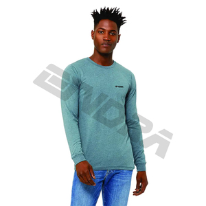 Vente en gros Dernier design T-shirt à manches longues en coton et polyester pour hommes T-shirt à manches longues personnalisé pour hommes - Product Image 1