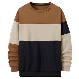 Premium Heavy Weight Vintage Crewneck Sudaderas para hombre Contraste de color OEM Diseño personalizado Bordado Ecológico Transpirable - Product Image 6