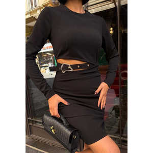 Vestido Sandy con Corte Natural en la Cintura y Detalle de Cinturón Transpirable Modelo 2917 - Product Image 2