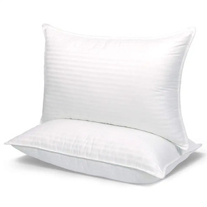 Oreillers de lit 50x70 Cm ferme hôtel de luxe blanc coton taie d'oreiller vers le bas alternative remplissage hôtel oreiller pour dormir - Product Image 5
