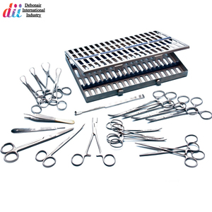 ชุดผ่าตัดการผ่าตัด laparotomy ชุดผ่าตัดพื้นฐานทำจากสเตนเลสสตีลเครื่องมือทางการแพทย์ - Product Image 2
