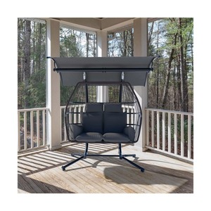 Fauteuil suspendu moderne 2 places pour extérieur, économique, de haute qualité, pour patio, jardin, usage domestique, durable, design confortable PRSW-005-V2 - Product Image 1
