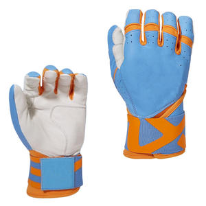 Meilleure vente Gants de frappe de baseball en cuir Gants de baseball en cuir de haute qualité, respirants et avec logo personnalisé pour adultes à vendre - Product Image 2