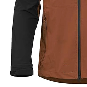 Men's Lightweight Canvas Softshell Winter Bomber Jacket Hooded <b>Stand</b> Collar Front High Street Style Fashionable Wear Letter - Product Image 3