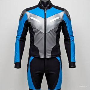 Tenue de moto en cuir pour moto, tenue de course, de sécurité pour vélo - Product Image 5