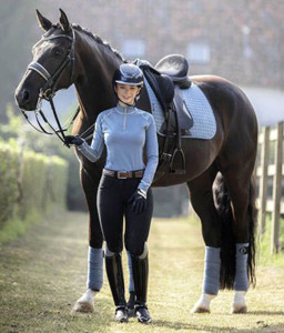 Compétition personnalisée équitation couche de base complète t-shirts derniers vêtements équestres conception vêtements de sport longs pour athlètes - Product Image 6