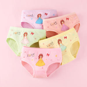 女の子子供レース下着子供子供のための学校コットン漫画かわいい下着 - Product Image 2