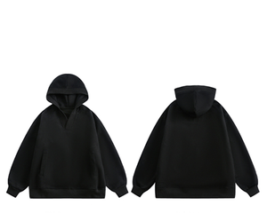 Básico de mezcla de algodón sudadera suelta con capucha para parejas fabricados por productos huzaifa Paypal Vrified - Product Image 4