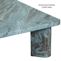 Table basse en marbre Crema Fantasy ORRIS LIVING, table centrale rectangulaire moderne faite à la main, couleur personnalisée, luxe pour salon