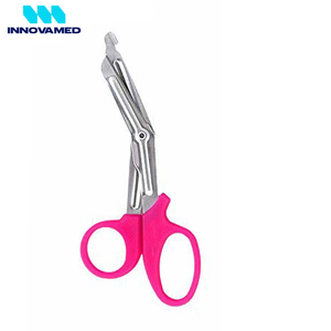 Nouveauté Ciseaux chirurgicaux EMT pour traumatismes de couleur rose avec poignée de bonne qualité à prix raisonnable par INNOVAMED - Product Image 4