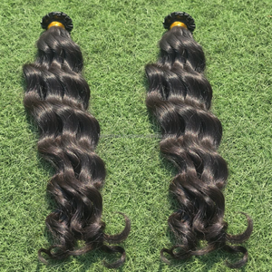 Extensions de cheveux à pointe plate en kératine en gros, fournisseur de cheveux indonésiens, 100g de cheveux humains vierges Remy, cuticules alignées, doux et brillants - Product Image 6