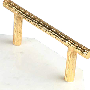 New TQC American Style <b>Marble</b> Serving <b>Tray</b> with Metal Handle Handmade Eco-Friendly Polished Wedding Occasion Wholesale - Product Image 2