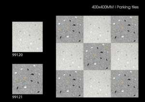 Carreaux de porcelaine pour extérieur 400x400 mm 40x40 cm 16x16 pouces, sol antidérapant robuste pour parking - Product Image 1