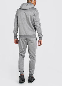 Trajes de gimnasio de invierno de poliéster y algodón para hombre, ropa de entrenamiento para correr personalizada al por mayor, respetuosa con el medio ambiente - Product Image 6