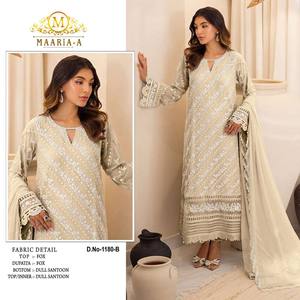 ชุดเทศกาลผ้าจอร์เจียเทียมปักเลื่อมและซาริชุดเสื้อผ้าแฟชั่นสำหรับผู้หญิงผู้ผลิตและผู้จัดจำหน่ายจากอินเดีย - Product Image 2