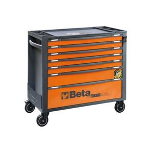 Cabina de rodillo móvil BETA con 7 cajones Gabinetes de herramientas de sistema antiinclinación largos - Product Image 2