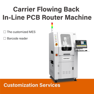เครื่องเราเตอร์ PCB รุ่นใหม่ GENITEC GAM300AT พร้อมมอเตอร์และ PLC สำหรับโรงงานผลิต ใช้สำหรับตัด PCB แบบไหลกลับในสายการผลิต - Product Image 3