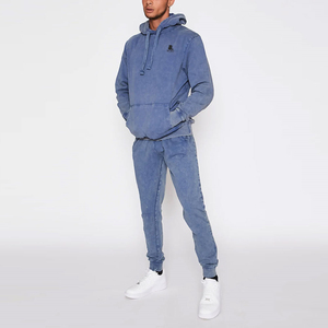 Vente en gros 2026 lavage à l'acide pull à capuche pour hommes coupe régulière 100% coton polaire respirant et séchage rapide cordon capuche - Product Image 6