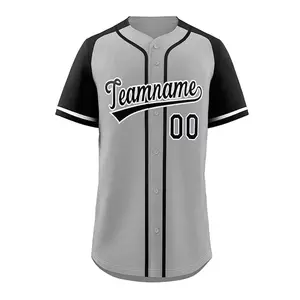 OEM Custom Baseball Shirts Full Button Wholesale Baseball Jerseys Supplier And Manufacturer From Pakistan
