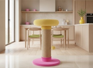 Amistar High Quality Sisal Safe Classic <b>Cat</b> <b>Scratching</b> <b>Post</b> 'Orange Peak' 70cm <b>for</b> <b>Cats</b> of All Breeds and Sizes - Product Image 6
