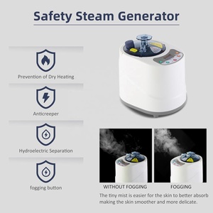 BAFAN Sauna à vapeur portable moderne pour 1 à 2 personnes, léger, avec fenêtres en transom, tente de spa à domicile, installation facile, alimentation par prise, garantie 1 an - Product Image 2