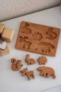 Juego de Rompecabezas de Animales de Madera Coloridos |   Trabajo Hecho a Mano de Calidad |   Exportación al por Mayor |   Precio Competitivo de Fábrica - Product Image 2