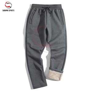 Pantalones Deportivos de Diseño Nuevo para Hombre, Pantalones de Chándal Modernos de Algodón y Felpa, Pantalones Personalizados de Felpa Lavada para Hombre - Product Image 2