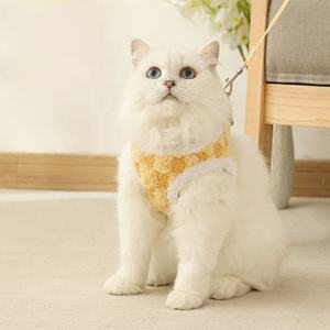 سترة Hiphoppet الأكثر مبيعًا دافئة ناعمة للحيوانات الأليفة في فصل الشتاء ، سترة حيوانات صغيرة قابلة للتعديل ، سترة من الفانيلا جيدة التهوية للقطط - Product Image 1