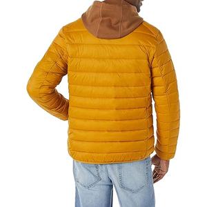 High Street Style Men's Winter Puffer Jacket Plus Size Fit Zipper Closure Breathable <b>Canvas</b> Material 2026 Fashion - Product Image 2