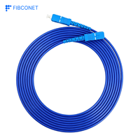 Câble de brassage blindé multimode duplex SC FC LC ST MM SM OM1 OM2 1, 2 ou 4 fibres optiques