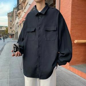 Veste d'hiver décontractée à carreaux en flanelle doublée de laine pour hommes avec bouton à capuche veste à manches longues chandails manteau veste de style moto - Product Image 6