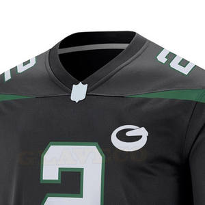 Camiseta de fútbol americano resistente, último estilo con características transpirables, opciones de talla grande, MOQ bajo, recién llegado - Product Image 3