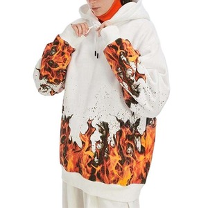 Sweat-shirt pull-over avec logo personnalisé Sweat-shirt d'hiver surdimensionné à épaules tombantes imprimé en 3D pour femmes et hommes - Product Image 1