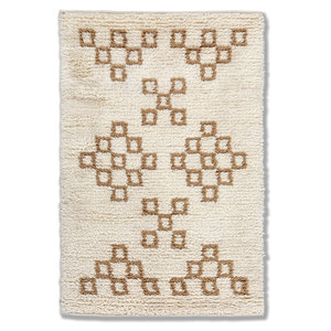 Zuri Hand Knotted Wool <b>Rugs</b> Grey <b>Black</b> PKWL-820 Geometric Abstract for Home Living Hallway Entryway Rectangle Puzzle Shape - Product Image 1