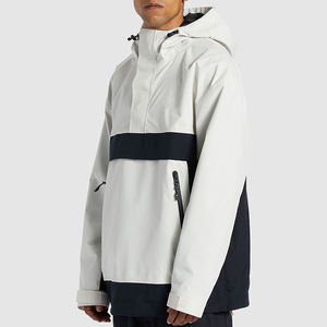 Nouvelle conception veste de ski imperméable légère quart de fermeture éclair coupe-vent snowboard veste à capuche - Product Image 2