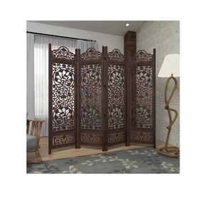 High End Classic Wooden Modern Quality Handcrafted Wooden <b>Divider</b> Wall Separator Premium Designer Middle Unit Home Decoration - Product Image 3