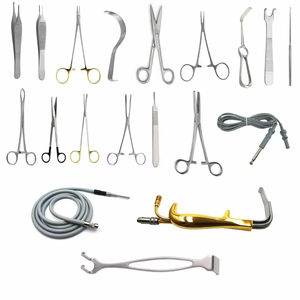 Ensemble d'instruments de chirurgie d'augmentation mammaire approuvé CE Kit d'instruments de chirurgie plastique en acier inoxydable allemand - Product Image 4