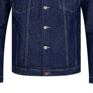 Chaqueta de invierno de mezclilla de un solo pecho de algodón 100% calentada respetuosa con el medio ambiente transpirable resistente Vintage de diseño personalizado para hombres OEM - Product Image 3