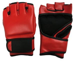Guantes MMA de boxeo de cuero de vaca profesional 2025, venta al por mayor, precio barato, guantes MMA de entrenamiento para Unisex - Product Image 1