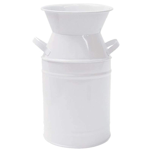 Proveedor mayorista indio, caña de leche galvanizada con Color rojo, acabado rústico, caña de leche decorativa hecha a mano con estilo indio - Product Image 3