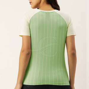 Camisetas de Color sólido con logotipo personalizado para mujer, ropa de gran tamaño, lisa y ligera - Product Image 3