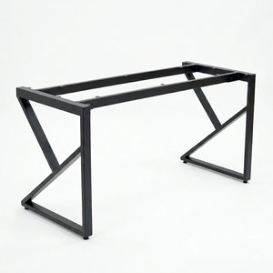 KConcept 140x58x73cm Stainless Steel Assembled Table Legs HCKC003 24 Months Guarantee - Product Image 1