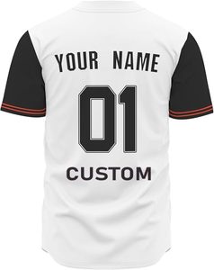 Nouveau Vente en Gros Logo Personnalisé Vêtements de Sport Sublimation Séchage Rapide Respirant Maillot de Baseball Brodé - Product Image 6