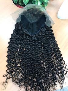 Perruque lace frontale bouclée 200 densité pré-plumée cuticule alignée cheveux humains brésiliens de luxe à teindre toutes les couleurs - Product Image 2