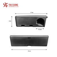 Boîte à appâts pour souris de haute qualité, écologique, avec serrure à clé, capacité de 20 pièges, efficace contre les rongeurs, construction solide, sûre, contrôle facile des nuisibles