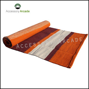 Esterilla de yoga ecológica de algodón con estampado personalizado para uso en comedor y dormitorio fabricante indio de esterillas de ejercicio - Product Image 6
