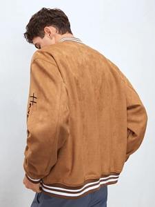 Chaquetas Letterman al por Mayor, Chaqueta Bomber de Béisbol de Diseñador de Alta Calidad para Hombre, Estilo Casual de Lona a la Moda, Cuello Alto, Invierno - Product Image 2