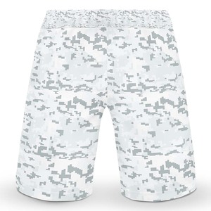 Pantalon de sport MMA avec logo personnalisé pour hommes Short en maille imprimé de motifs de fleurs Short de sport de Offre Spéciale à cordon de serrage Vente en gros - Product Image 2